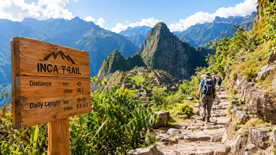 Inca Trail Distance km Miles Daily Length
