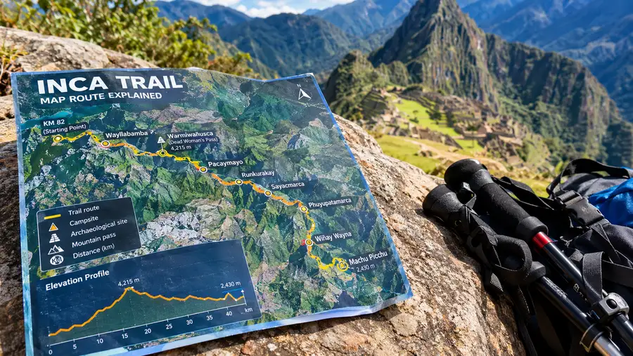 Inca Trail Map Route Explained