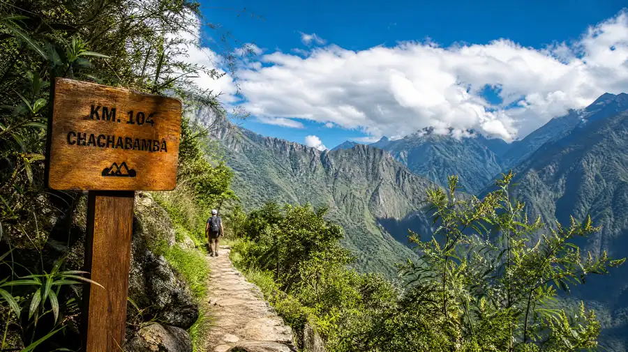 One Day Inca Trail KM 104 Route