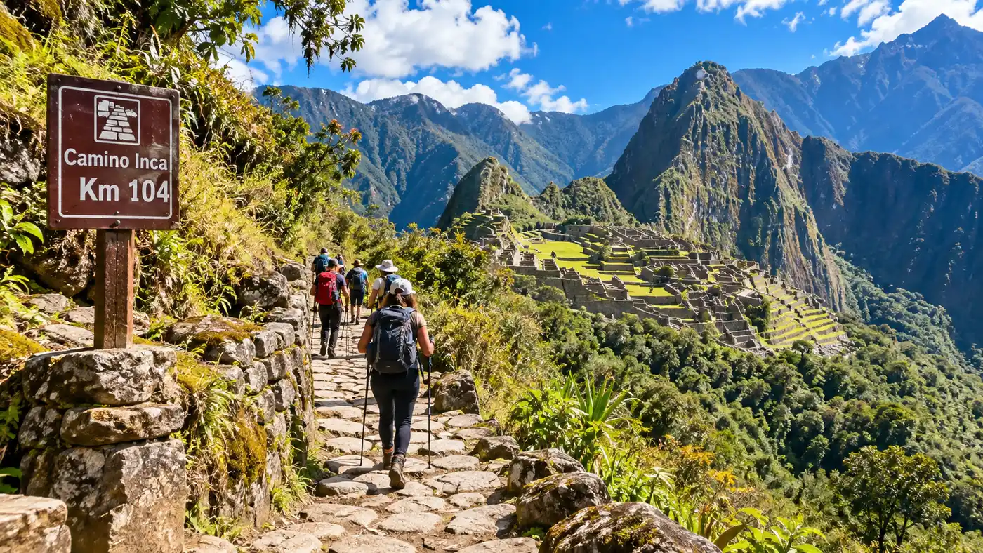 Eendaagse Inca Trail KM 104 Route